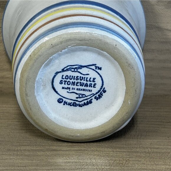 Louisville Stoneware Punch Cup 4 Calling Birds 12 Days of Christmas Mug - Picture 6 of 6